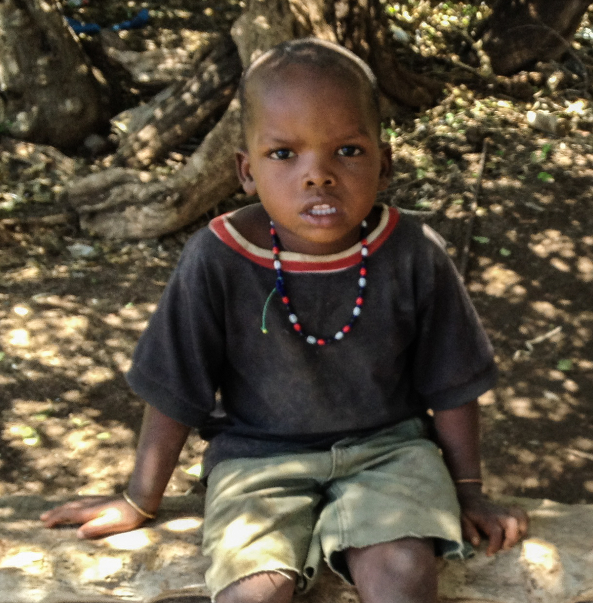 Portret jongetje Tanzania